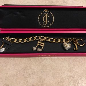 Juicy Couture Gold Charm Bracelet!
